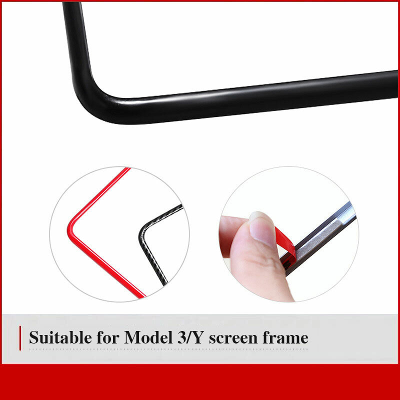 Voor Tesla Model 3/Y Center Controle Touch Screen Navigatie Protector Case Hd Film Gehard Glas Beschermende Films Stickers frame