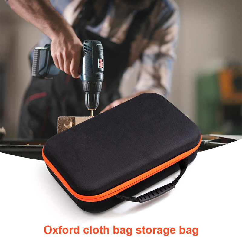 Mallette de transport pour perceuse électrique, sac à outils Portable résistant aux chocs boîte à outils étanche grande capacité sacoche Oxford pour matériel d'électricien