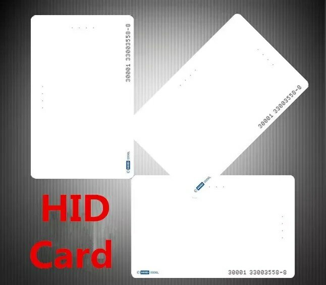 5pcs/ Set H-I-D card 1386 RFID Smart Card ISOCARD 125KHz 26Bit for access control Format H10301