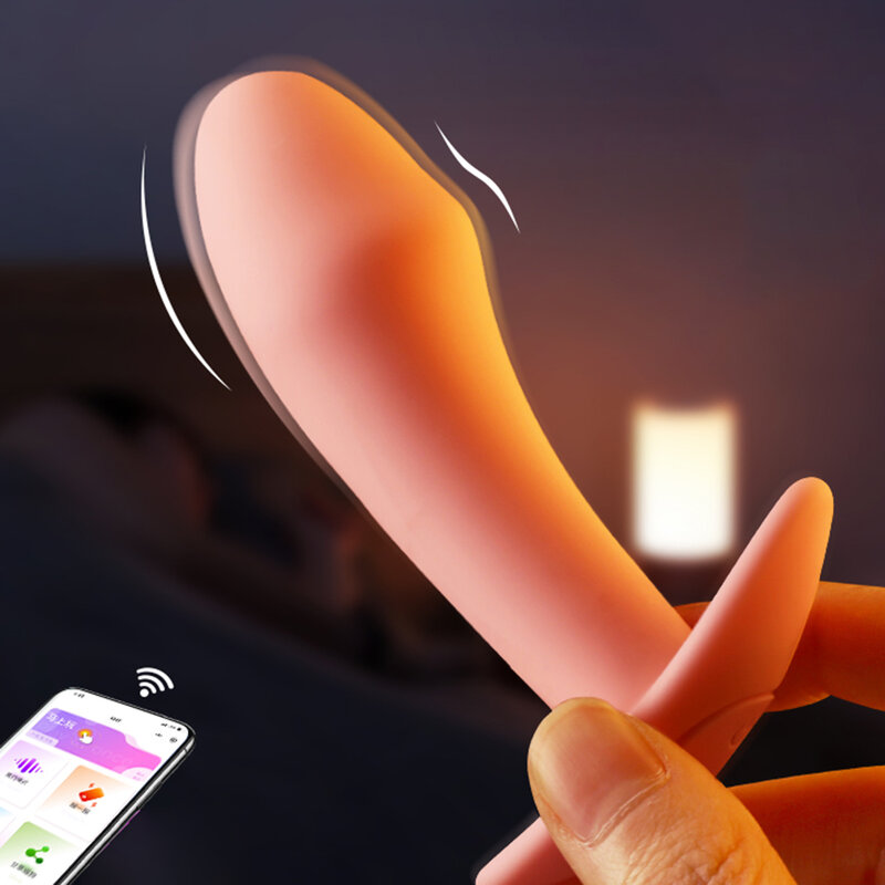 Aplikasi Remote Control Vibrator Anal Butt Plug Pria Pemijat Prostat Wanita Pijat Vagina Dildo Mainan Seks Erotis untuk Wanita