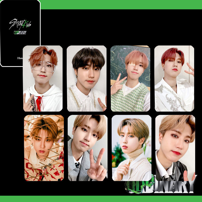 KPOP Stray Kids ODDINARY Concert Concept Photos High Quality LOMO Photo Cards Collectibles Cards Signed Cards Postcards Gift