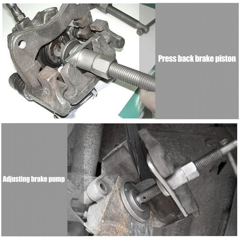 Universal carro automático bomba de freio pneumático ferramenta de ajuste seguro ajustável durável para reparação kit de ferramentas de reparo do carro