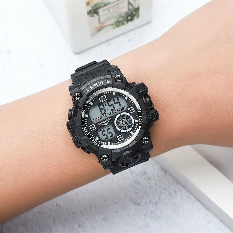 Smart Watch elettronico luminoso per bambini Smartwatch per bambini orologio intelligente Color caramella per ragazze ragazzi studenti Smart-Watch impermeabile