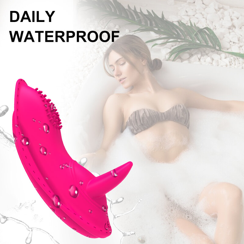 Tragbare Panty G-punkt Zunge Lecken Vibrator Vibro-ei Fernbedienung Vagina Klitoris Stimulation Anal Sex Spielzeug Für Frauen