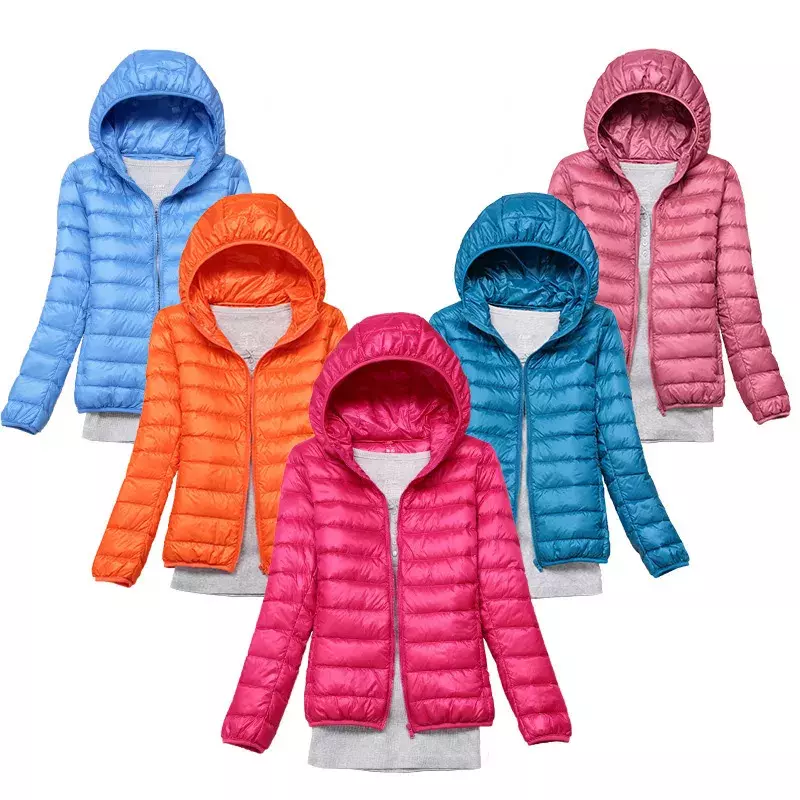 NEW 2023 Padded Jackets Women's Jackets Spring 2023 Hooded Ultralight Quilted Coat for Warm Winter Down Coats Light puffer