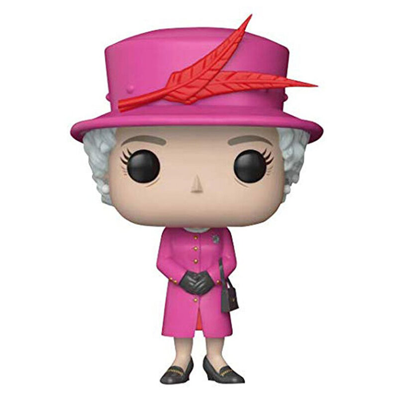 Figura de La Reina británica, adorno de muñeco de Reino Unido, Elizabeth II y Corgi, colección de decoración, artesanía de recuerdo, figurita de Pvc, modelo de Juguetes