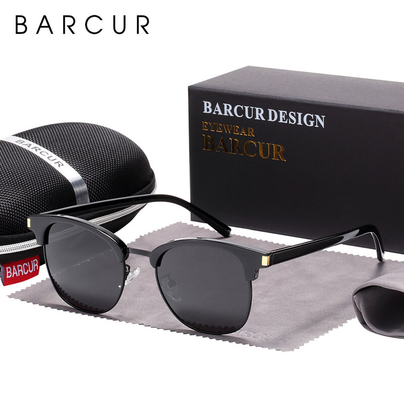 BARCUR-نظارات شمسية مستقطبة للرجال والنساء ، نظارات شمسية للنساء