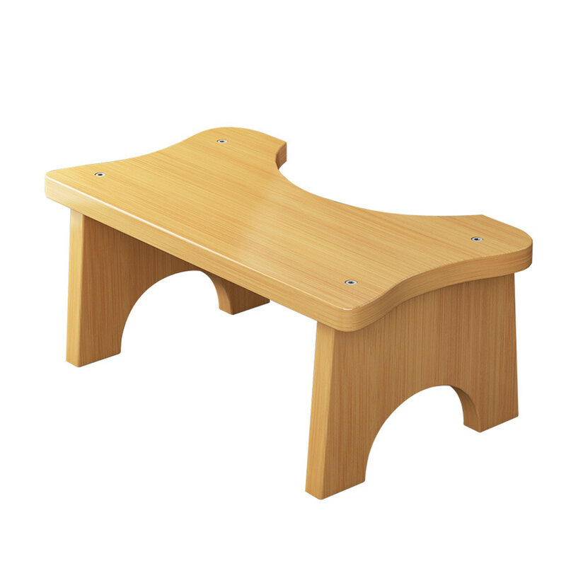Möbel Haushalt Kinder Erwachsene Komfortable Einfache Durable Assistent Hause Bad C Form Bambus Wc Hocker Für Pooping