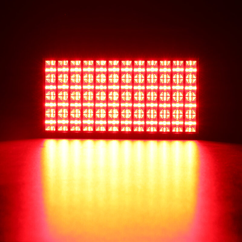 Luz estroboscópica para rejilla de pared, 2 piezas, 48 LED, 3 pulgadas/4 en 1, a todo Color