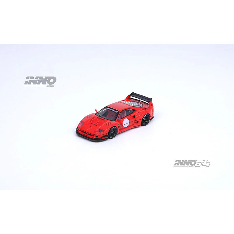 INNO In Stock 1:64 LBWK F40 Red Diecast Diorama Car Model Collection Miniature Carros Toys