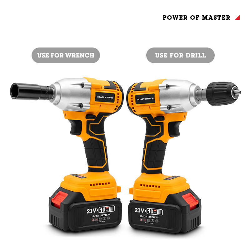 Wireless Power Tool Impact Wrench Electric Wrench Screwdriver Charging Wrench Power Tools Electric Drill 220 V Rechargeable Tool