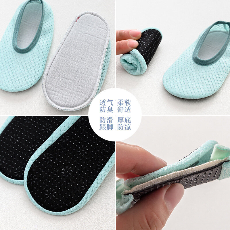 Chun Xia, thfloor Baby Sokken Antislip Bodem Sandalen Baby Schoenen Sokken Set Kinderen Cartoon Antislip Beenwarmers A18A