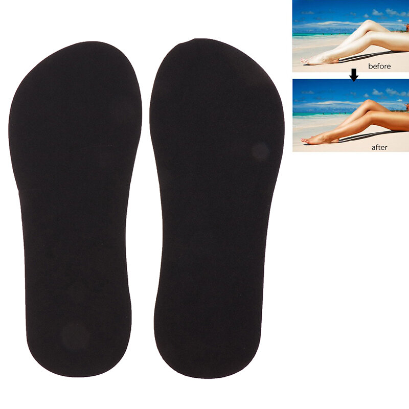10 paia di piedi appiccicosi abbronzanti EVA Spray Tan Foot protector accessori cuscinetti per piedi abbronzanti senza sole