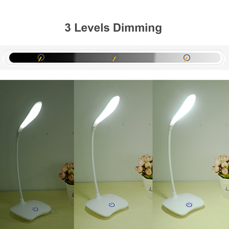 Lampada da tavolo a LED per ufficio lampada da tavolo ricaricabile luminosa lampada da tavolo per la cura degli occhi luci da studio per studenti lanterne da tavolo per lampada da lettura