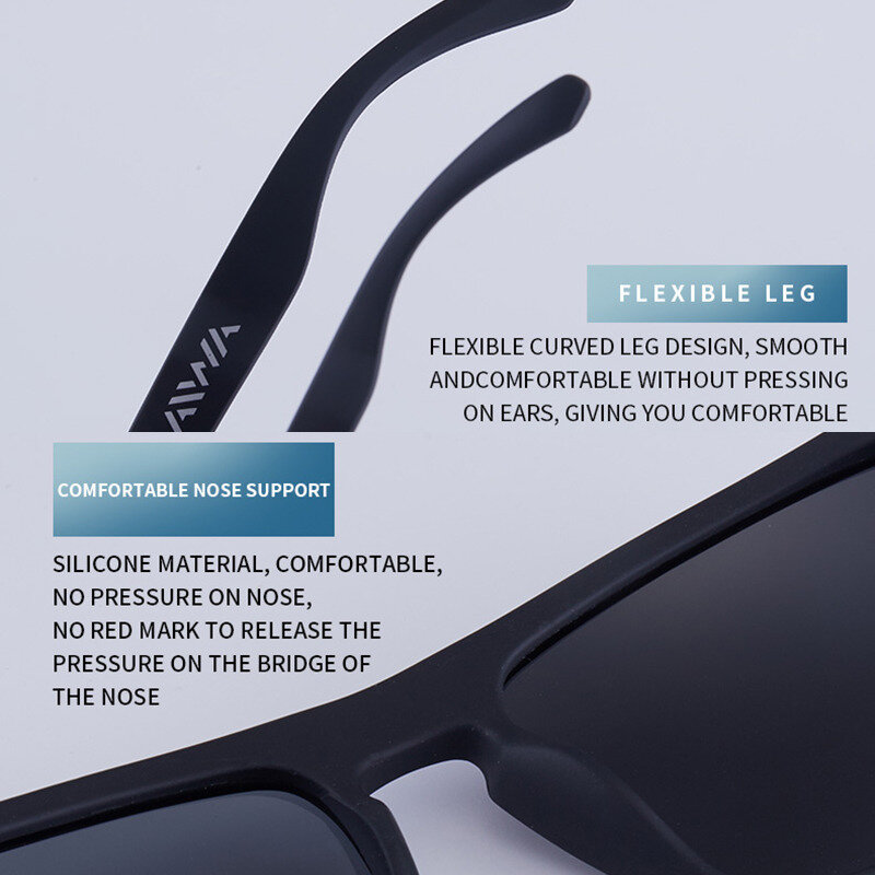 DAIWA-Gafas de pesca polarizadas para hombre, lentes de sol clásicas para conducir, acampar, senderismo, deportes al aire libre, UV400