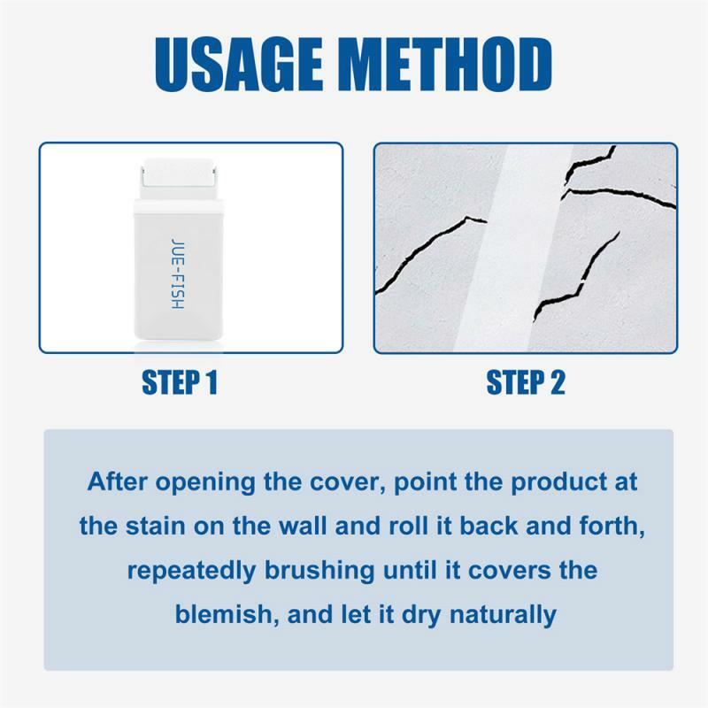 Pasta de reparo de parede, Resistente a álcalis e a molde, Fácil de alisar pode ser aplicado uniformemente fácil de aplicar, Equipado com um raspador