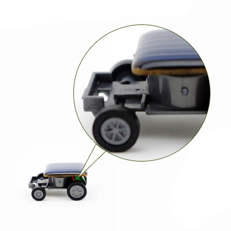 2X High Quality Smallest Mini Car Solar Power Toy Car Racer Educational Gadget Children Kid's Toys Hot Selling