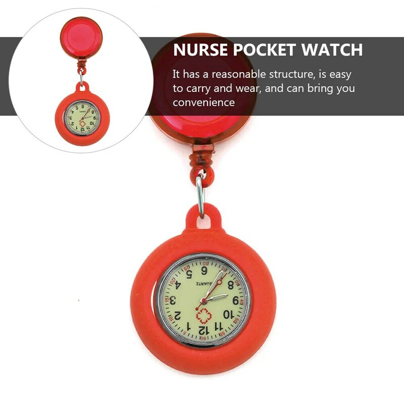 접이식 포켓 시계, 텔레스코픽 포켓 시계, 절묘하고 사랑스러운 세련된 간호사 시계