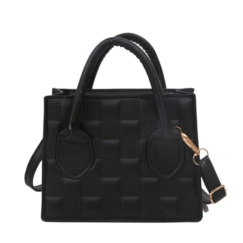 Fashion Pu Leather Women Shoulder Bag High Quality Checkered Crossbody Bag Woman 2021 Luxury Designer Casual Women Messenger Bag