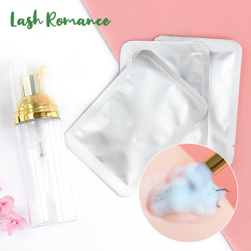 Lash Romance – nettoyant pour extensions de cils individuelles, 5 Ml, shampoing, démaquillant
