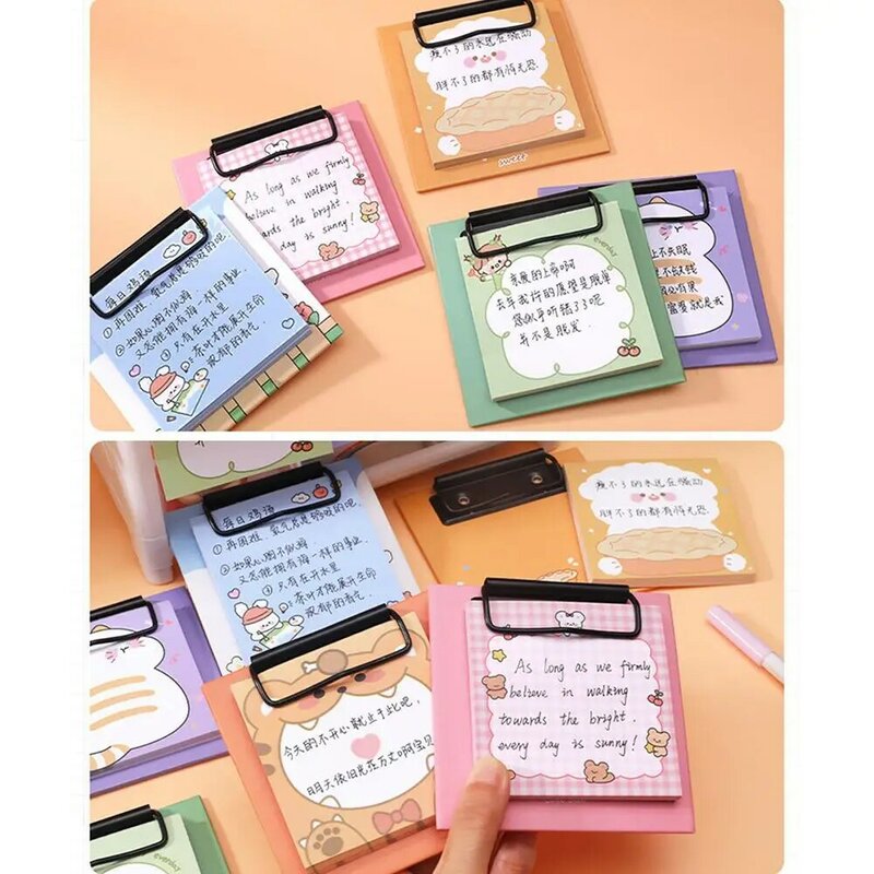 Memo Pad Cartoon Practical Stationery Memo Paper Cute Multi-purpose Stationery Writing Accessories Notepad Creative