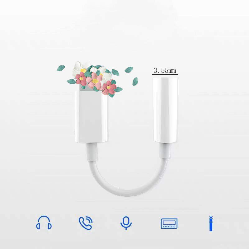 USB 라이트닝-AUX 오디오 3.5mm 이어폰 잭 어댑터, 모든 아이폰 모델용 Usb-라이트닝 음악 변환기 케이블, 모든 아이패드 모델