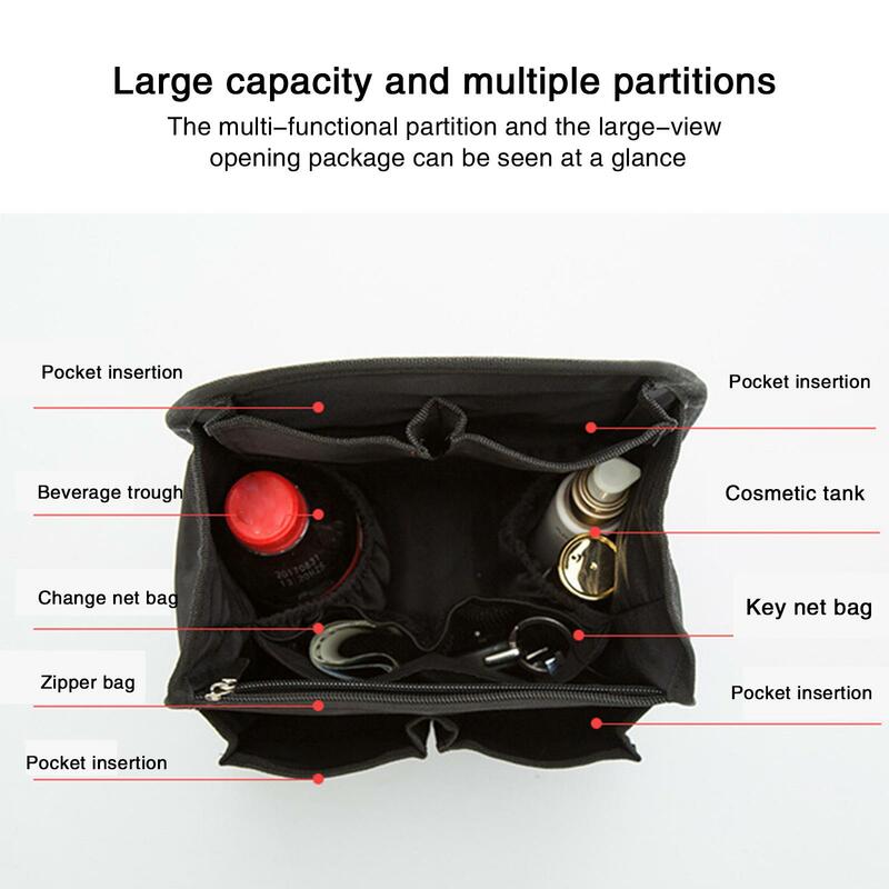 Backpack Liner Organizer Insert Bag In Bag Compartment Sorting Bag Travel Handbag Storage Finishing Package Travel Accessories