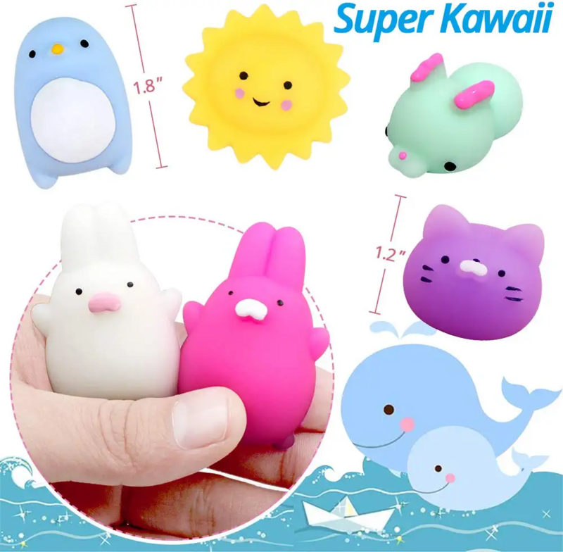 Kawaii Squishies Mochi Anima Squishy Toys For Kids Antistress Ball Squeeze Party Favors Stress Relief Funny Toys For Birthday