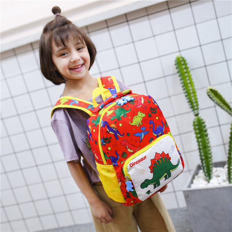 男の子と女の子のための漫画のランドセル,3〜6歳の女の子のためのナイロンのランドセル,小さな子供のための旅行のための流行のバッグ
