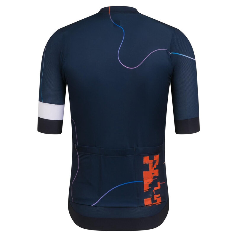 2022 nova pro equipe de treinamento jérsei dos homens ciclismo mountain bike jérsei mtb luz azul linha camisa da bicicleta mtb
