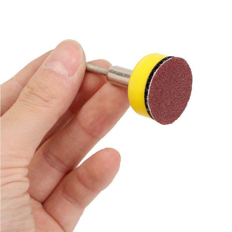 100Pcs 25mm 1-Polegada Lixar Disco Lixar Disco-Papel Abrasivo 1-Polegada Almofada de Polimento Abrasivo para Ferramentas Dremel