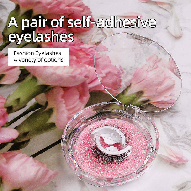 Reusable Selbstklebende Wimpern Kein Kleber oder Eyeliner Benötigt, Einfach Zu Setzen Auf, stabile/Nicht-slip Falsche Wimpern, Perfekte Geschenk für Frauen