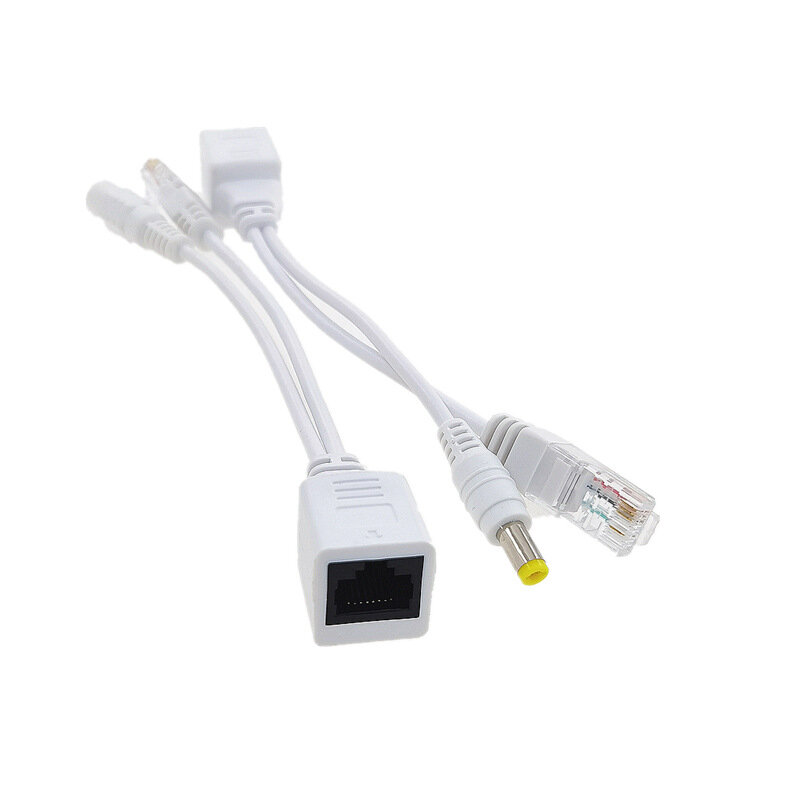 Cavo POE cavo adattatore passivo Power Over Ethernet POE Splitter RJ45 modulo di alimentazione iniettore 12-48v per telecamera IP
