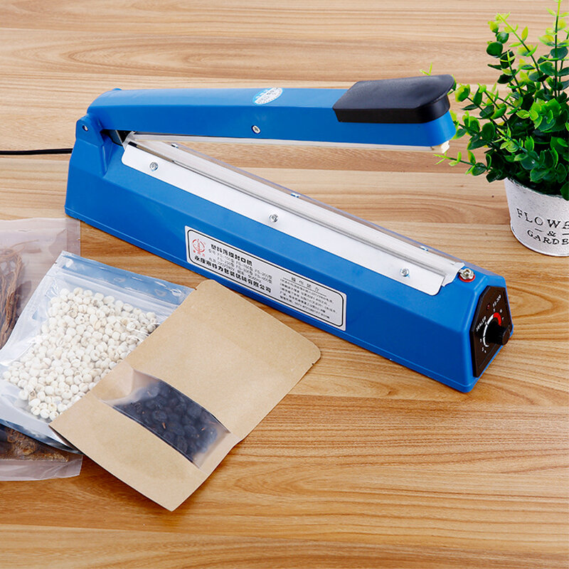 Impuls Sealer Wärme Abdichtung Maschine 200mm/300mm Küche Lebensmittel Sealer Vakuum Tasche Sealer Plastic Bag Verpackung Werkzeuge