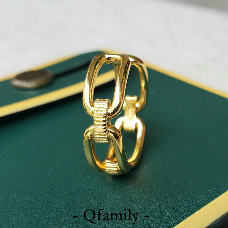 Heißer Verkauf Vintage frauen Ring Goldene 925 Sterling Silber Geometrische Open Finger Ring Einstellbare Reif Punk Schmuck Geschenke