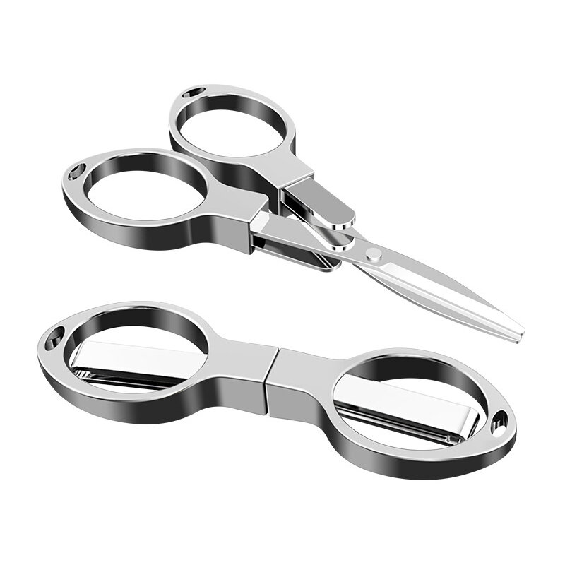 Carbon Steel Scissor Foldable Fishing Knot Braided Fishing Line Fishing Line Cutter KitchenTackle Kitchen Tool Cut Wire