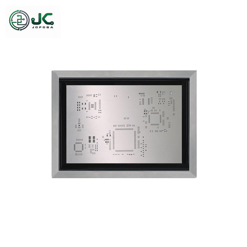 SMT الألومنيوم قالب التصحيح قالب الاستنسل pcb المغلفة لحام لصق الإطار pcb الطباعة قالب استنسل لوحة دوائر كهربائية