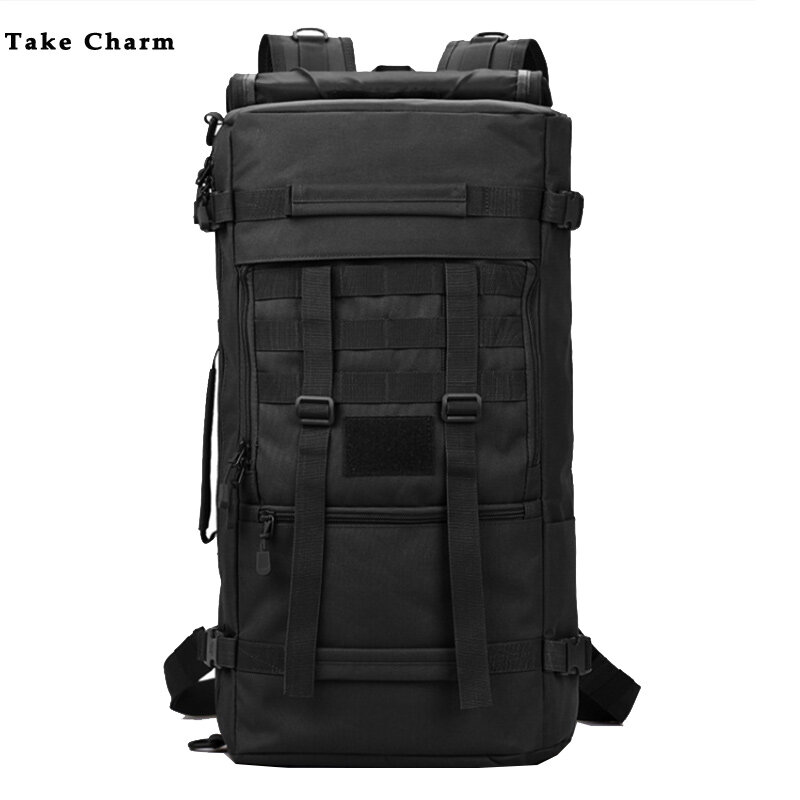 Camuflagem grande capacidade de viagem mochila homem oxford pano ao ar livre à prova dmulti água durável multi-função de volta pacote masculino sacos de portátil