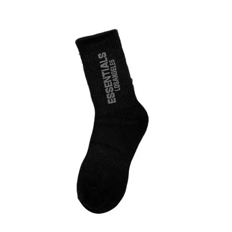 Essentials meias masculinas esportes meias respiráveis tubo longo meias de algodão skate casual homens e mulheres casais moda hip-hop