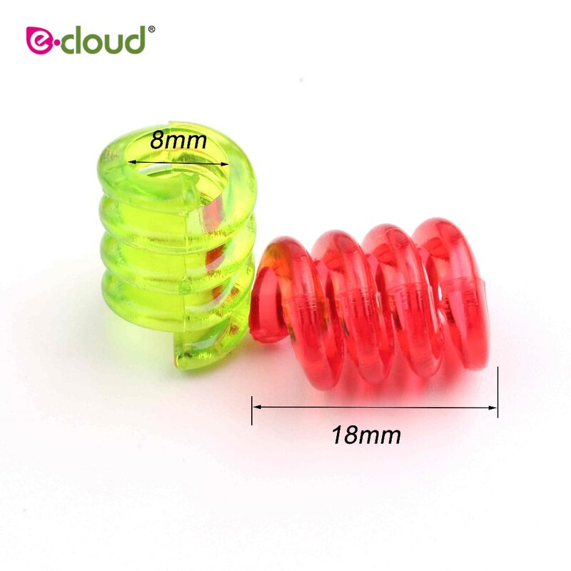 50pcs/bag Acrylic Dreadlock Beads Dread Cuff Braided Colorful Hair Rings Pony Beads Kit for Bracelet Jewelry Making