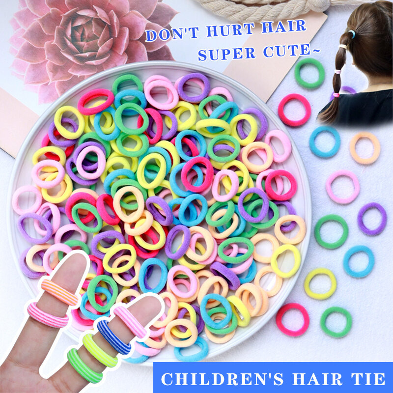Резинки для волос эластичные детские, 50/100 шт.