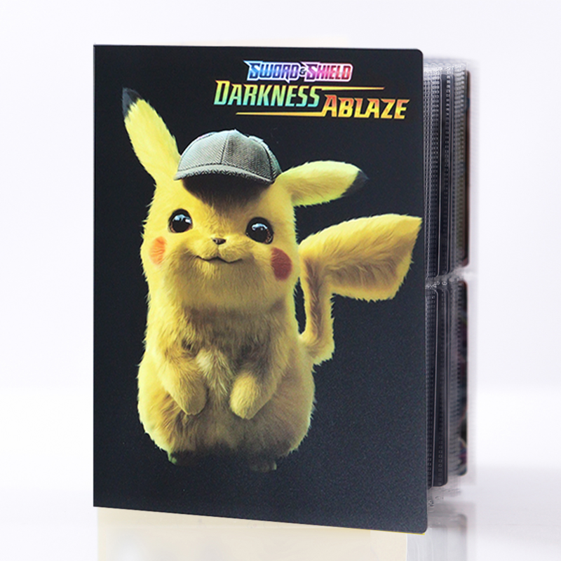 240 Chiếc Pokemon Xmas Thanh Kiếm Lá Chắn Phiên Bản Pikachu Gengar Mew Thẻ Album Sách Thư Giá Đỡ Chất Kết Dính Hoạt Hình Bộ Sưu Tập Thư Mục Bản Đồ