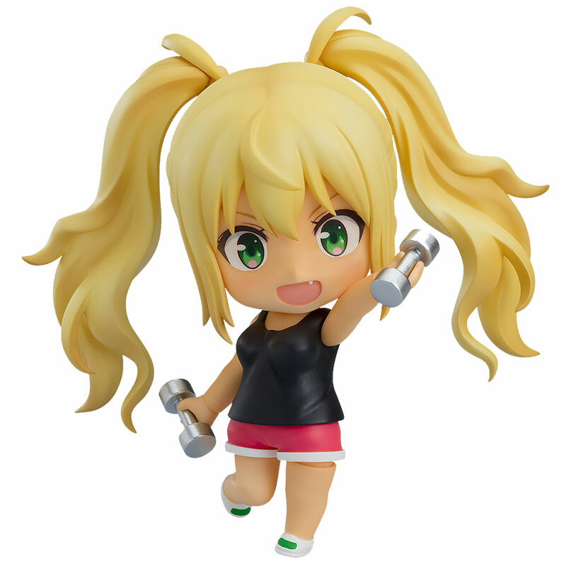Oryginalne figurki GSC 1278 Anime urządzenia peryferyjne Sakura Hibiki pot! Fitness Girl wersja Q zabawki prezenty urodzinowe modele kolekcjonerskie