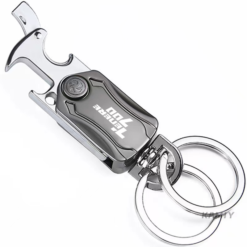 오토바이 액세서리 키 체인 사용자 정의 로고 금속 다기능 열쇠 고리, 야마하 테네레 700 2015-2021 XTZ 700