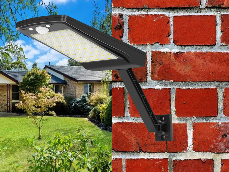 Solar Lights Outdoor Waterproof Street Garden Yard Solar Lamp With 3 Mode Patio Path Light for Motion Sensor Security Lighting