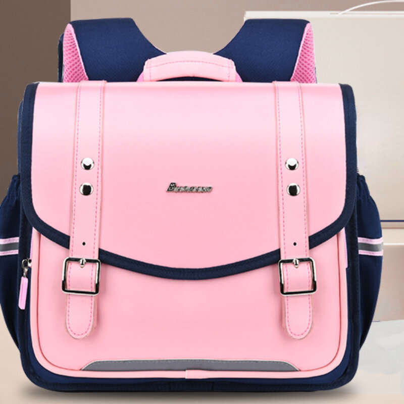 Dziewczęta chłopcy klasy 1-6 brytyjskie poziome proste szkolne torby nowe dziecięce plecaki o dużej pojemności dla ucznia Mochila Hot