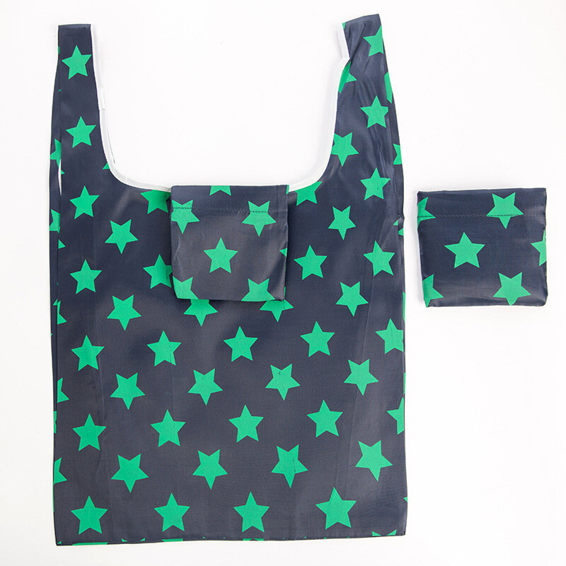 Tas Belanja Bahan Makanan Baru Yang Dapat Dicuci dan Digunakan Kembali untuk Tas Bahu Perjalanan Wanita dengan Tas Tangan Besar