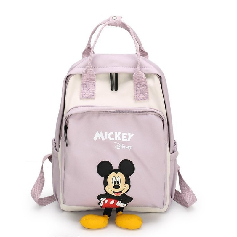 Disney 2022 novos desenhos animados mickey senhoras mochila marca de luxo grande capacidade multifuncional estudante casual moda saco escolar