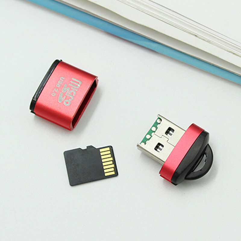 Lector de tarjetas Micro SD/TF USB 2,0, minilector de tarjetas de memoria para teléfono móvil, adaptador USB de alta velocidad para ordenador portátil, accesorios