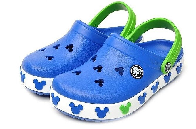Disney Mickey Minnie Children's Non-slip Beach Sandals Girls Boys Summer Outdoor Baby Kids Shoes Breathable Flat Slippers